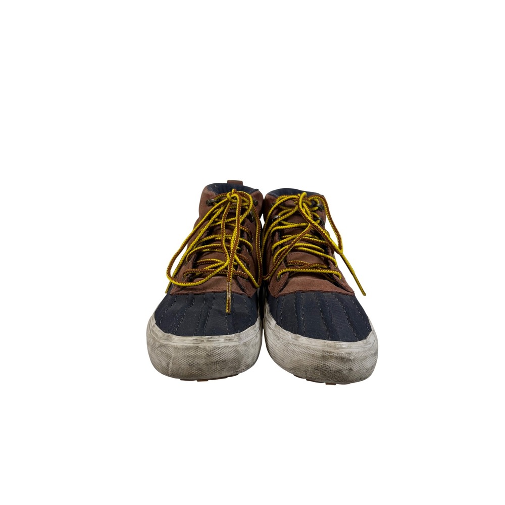 Vans Sk8-Hi Del Pato MTE Brown Navy‎ Blue Duck Boot Mens 7.5 Womens 9.0